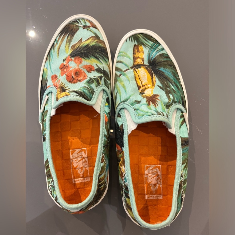 Vans near new bright and summery pair of flats